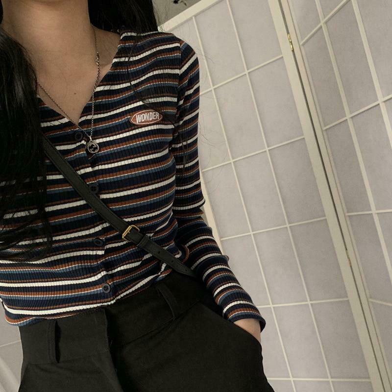 Y2K Aesthetic Ribbed Polo Shirt for Women - Coquette Style Grunge Fashion with Pastel Goth Vibes Y2K Aesthetic Ribbed Polo Shirt for Women - Coquette Style Grunge Fashion with Pastel Goth Vibes