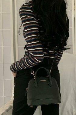 Y2K Aesthetic Ribbed Polo Shirt for Women - Coquette Style Grunge Fashion with Pastel Goth Vibes