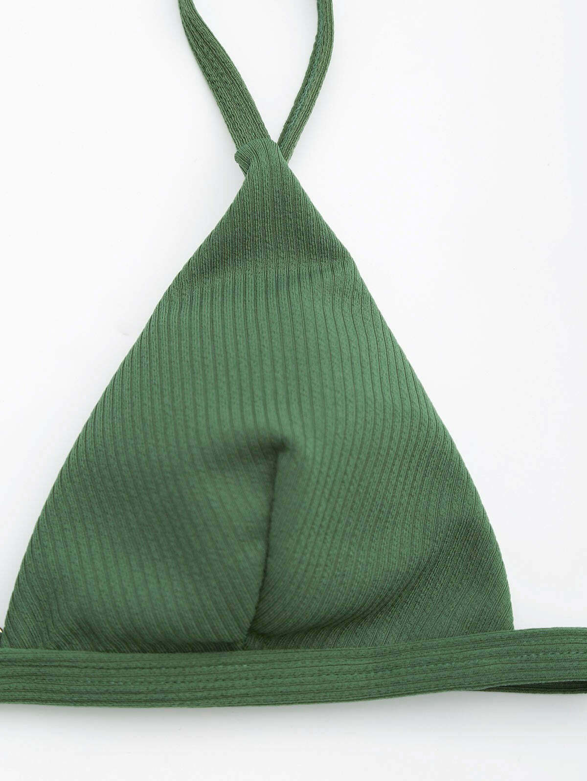 Y2K Aesthetic Ribbed Texture High Cut Thong Bikini for Women - Coquette Style Grunge Fashion Y2K Aesthetic Ribbed Texture High Cut Thong Bikini for Women - Coquette Style Grunge Fashion