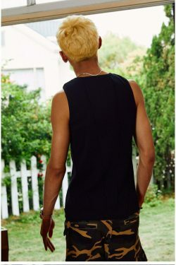 Y2K Aesthetic Ribbed Vest with Seam Detail - Coquette Style Grunge Fashion for Women