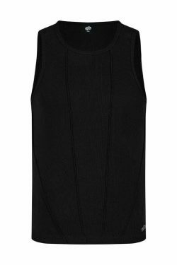 Y2K Aesthetic Ribbed Vest with Seam Detail - Coquette Style Grunge Fashion for Women