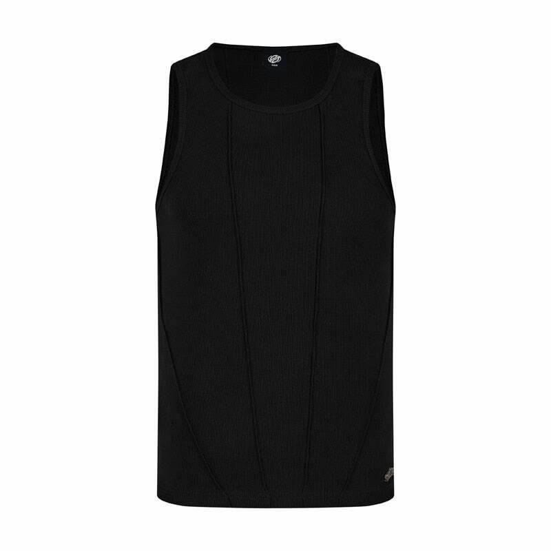 Y2K Aesthetic Ribbed Vest with Seam Detail - Coquette Style Grunge Fashion for Women Y2K Aesthetic Ribbed Vest with Seam Detail - Coquette Style Grunge Fashion for Women