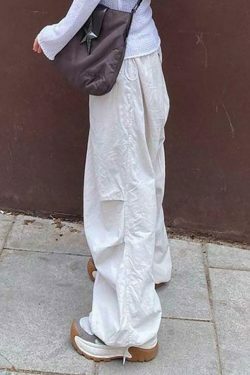 Y2K Aesthetic Ruched Cargo Skirt - Coquette Style Grunge Fashion for Women