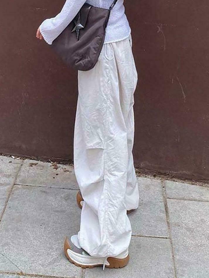 Y2K Aesthetic Ruched Cargo Skirt - Coquette Style Grunge Fashion for Women