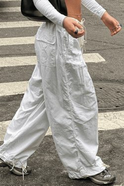 Y2K Aesthetic Ruched Cargo Skirt - Coquette Style Grunge Fashion for Women