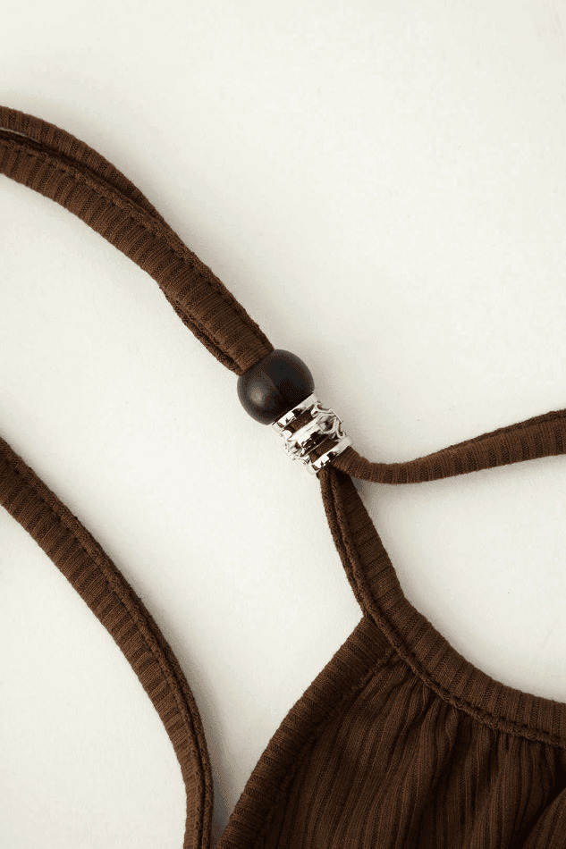 Y2K Aesthetic Ruched Drawstring Halter Neck Cami Top for Women - Coquette Style Grunge Fashion Y2K Aesthetic Ruched Drawstring Halter Neck Cami Top for Women - Coquette Style Grunge Fashion