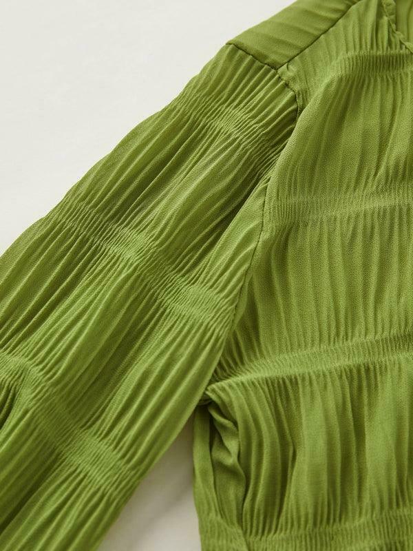 Y2K Aesthetic Ruched Flared Long Sleeve Tee for Women - Coquette & Grunge Style Fashion Y2K Aesthetic Ruched Flared Long Sleeve Tee for Women - Coquette & Grunge Style Fashion