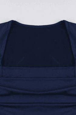 Y2K Aesthetic Ruched Scoop Neck Crop Tank Top for Women - Coquette Style Grunge Fashion