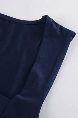 Y2K Aesthetic Ruched Scoop Neck Crop Tank Top for Women - Coquette Style Grunge Fashion