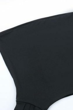 Y2K Aesthetic Ruffled Off Shoulder Tube Top for Women - Coquette Style Grunge Fashion