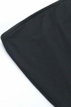 Y2K Aesthetic Ruffled Off Shoulder Tube Top for Women - Coquette Style Grunge Fashion