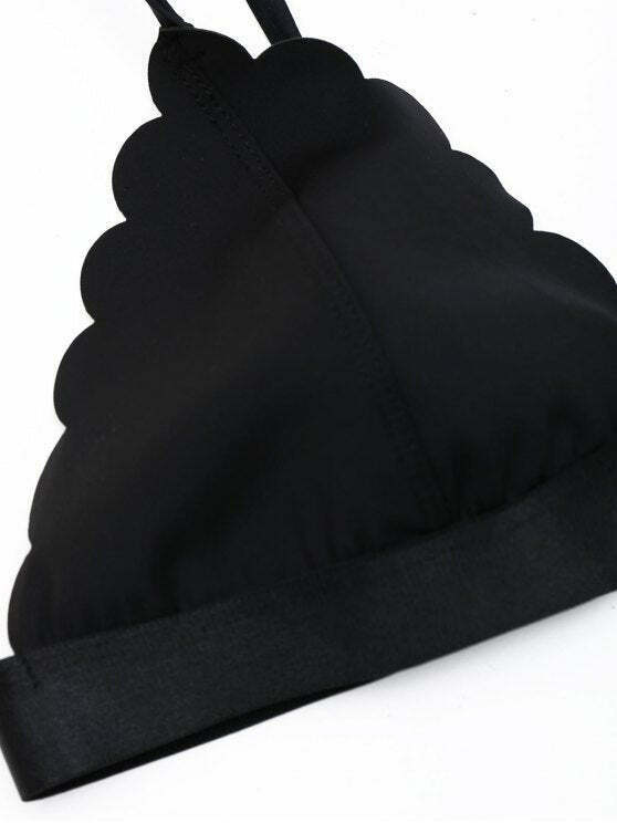 Y2K Aesthetic Scalloped Bikini Set - Trendy Women's Fashion for Coquette and Grunge Styles Y2K Aesthetic Scalloped Bikini Set - Trendy Women's Fashion for Coquette and Grunge Styles