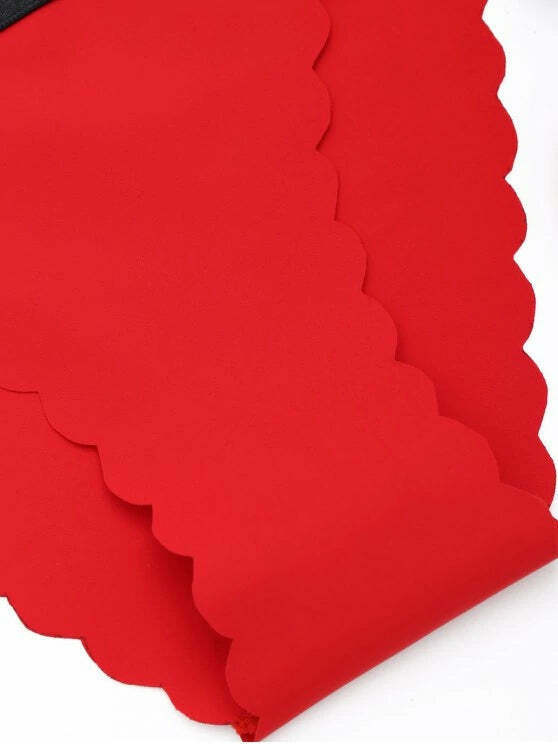 Y2K Aesthetic Scalloped Bikini Set - Trendy Women's Fashion for Coquette and Grunge Styles Y2K Aesthetic Scalloped Bikini Set - Trendy Women's Fashion for Coquette and Grunge Styles