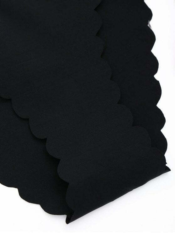 Y2K Aesthetic Scalloped Bikini Set - Trendy Women's Fashion for Coquette and Grunge Styles Y2K Aesthetic Scalloped Bikini Set - Trendy Women's Fashion for Coquette and Grunge Styles