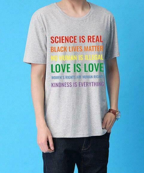 Y2K Aesthetic Science Is Real Black Lives Matter T-Shirt for Women - Coquette Grunge Style Y2K Aesthetic Science Is Real Black Lives Matter T-Shirt for Women - Coquette Grunge Style