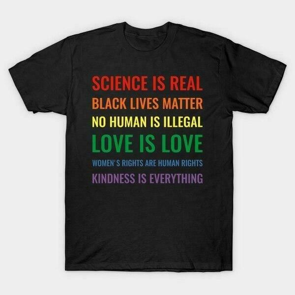 Y2K Aesthetic Science Is Real Black Lives Matter T-Shirt for Women - Coquette Grunge Style Y2K Aesthetic Science Is Real Black Lives Matter T-Shirt for Women - Coquette Grunge Style