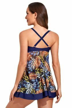 Y2K Aesthetic Sexy Boxer Trunks Print Bikini for Niche Women Fashion