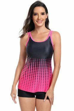 Y2K Aesthetic Sexy Gradient Split Swimsuit Bikini - Coquette & Grunge Style