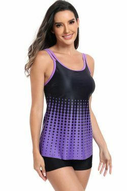 Y2K Aesthetic Sexy Gradient Split Swimsuit Bikini - Coquette & Grunge Style