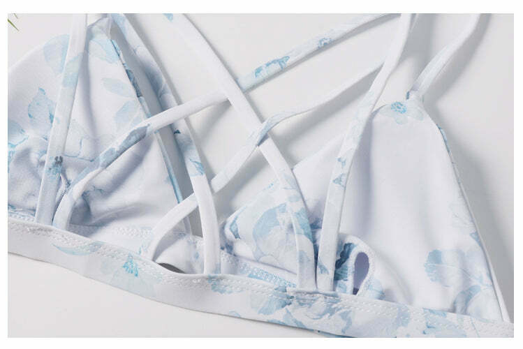 Y2K Aesthetic Sexy Print Wrap String Bikini - Niche Women Fashion Y2K Aesthetic Sexy Print Wrap String Bikini - Niche Women Fashion