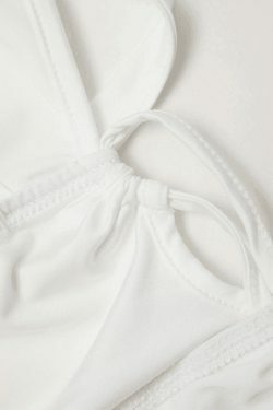 Y2K Aesthetic Side Tie Halter Top for Women - Coquette Fashion with Grunge and Pastel Goth Vibes