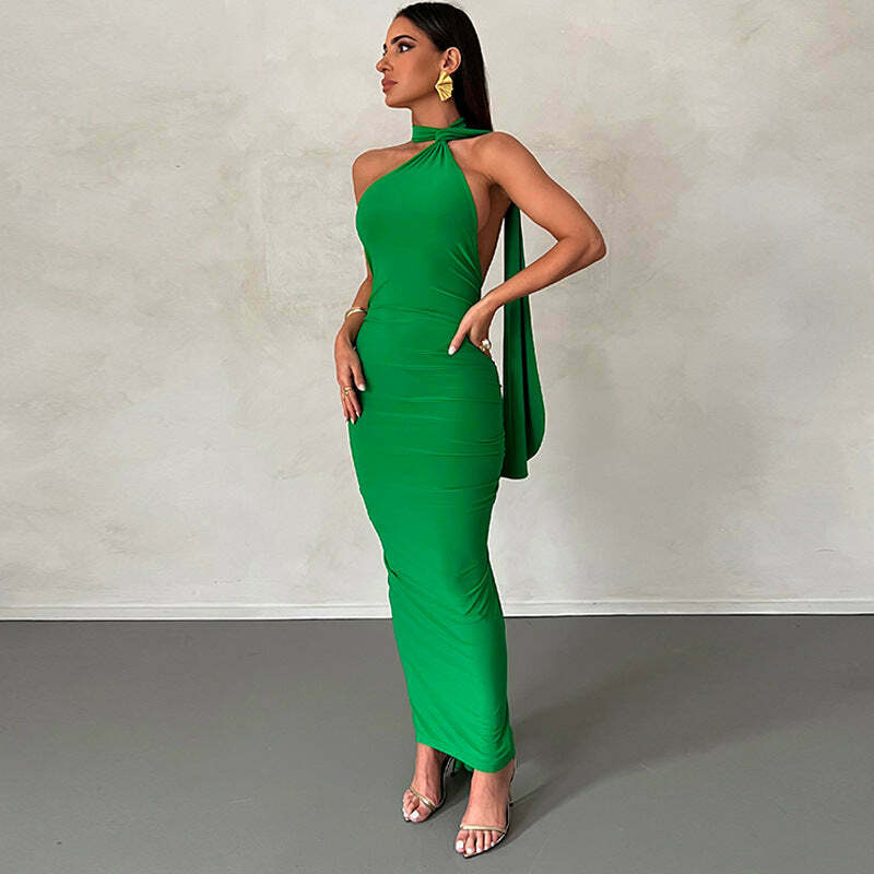 Y2K Aesthetic Sleeveless Pleated Dress with Scarf - Coquette Style Grunge Fashion for Women Y2K Aesthetic Sleeveless Pleated Dress with Scarf - Coquette Style Grunge Fashion for Women