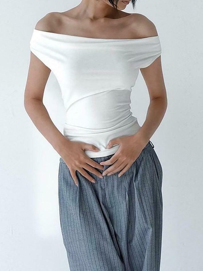 Y2K Aesthetic Sleeveless Scoop Neck Plain Tee for Women - Coquette & Grunge Style Fashion Y2K Aesthetic Sleeveless Scoop Neck Plain Tee for Women - Coquette & Grunge Style Fashion