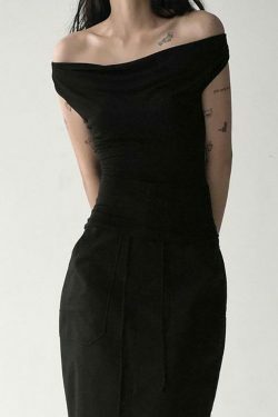 Y2K Aesthetic Sleeveless Scoop Neck Plain Tee for Women - Coquette & Grunge Style Fashion