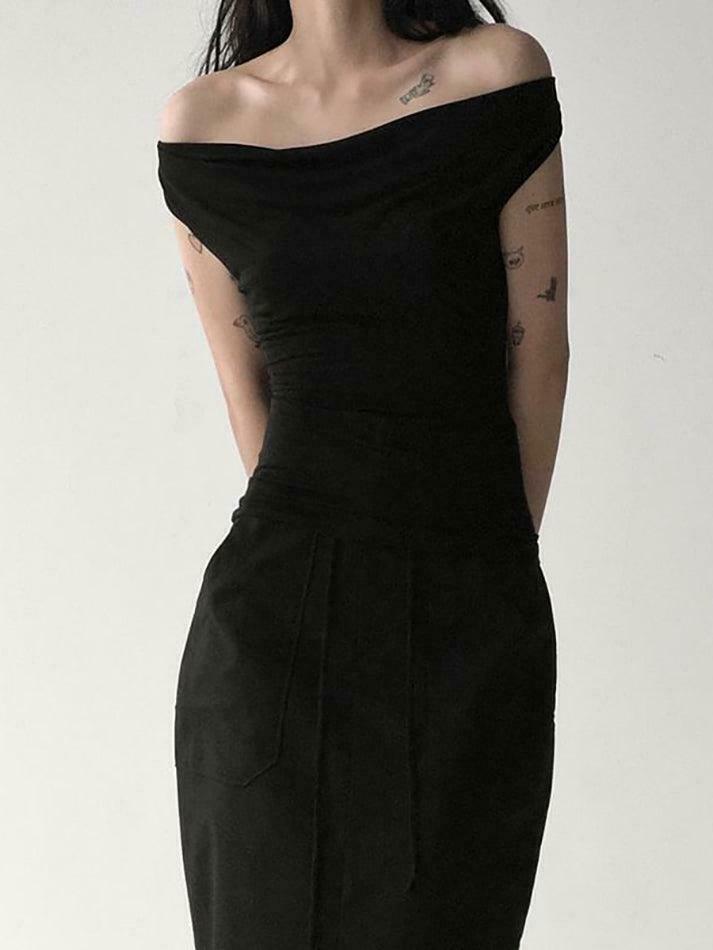 Y2K Aesthetic Sleeveless Scoop Neck Plain Tee for Women - Coquette & Grunge Style Fashion Y2K Aesthetic Sleeveless Scoop Neck Plain Tee for Women - Coquette & Grunge Style Fashion