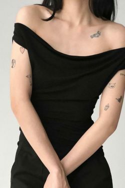 Y2K Aesthetic Sleeveless Scoop Neck Plain Tee for Women - Coquette & Grunge Style Fashion