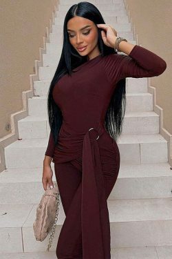 Y2K Aesthetic Slim Fit Strap Back Zipper Jumpsuit for Women - Coquette & Grunge Style Fashion