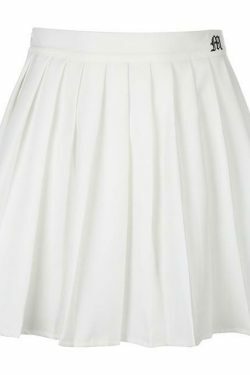 Y2K Aesthetic Soft Girl White Pleated Mini Skirt - Coquette Grunge Fashion