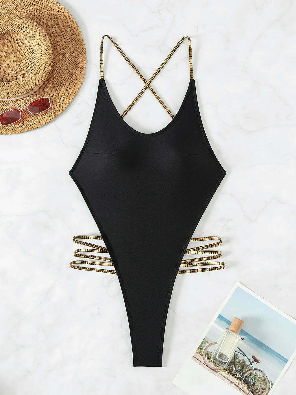 Y2K Aesthetic Solid Color Beach Bikini - Coquette Style for Women - Grunge Fashion Swimwear Y2K Aesthetic Solid Color Beach Bikini - Coquette Style for Women - Grunge Fashion Swimwear