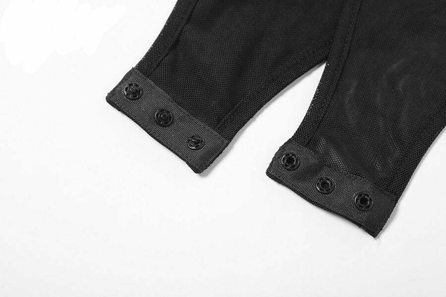 Y2K Aesthetic Solid Color Bodysuit - Coquette & Grunge Style Fashion Piece Y2K Aesthetic Solid Color Bodysuit - Coquette & Grunge Style Fashion Piece