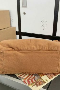 Y2K Aesthetic Solid Color Canvas Crossbody Bag for Women - Coquette & Grunge Style Fashion Accessory