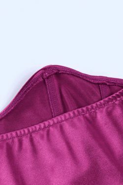 Y2K Aesthetic Solid Color Slim Bandeau Top for Women - Coquette & Grunge Style Fashion Piece