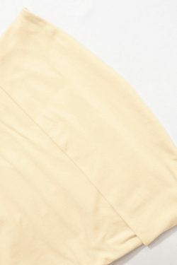 Y2K Aesthetic Solid Color Waist Slit Tube Top for Women - Coquette & Grunge Style Fashion