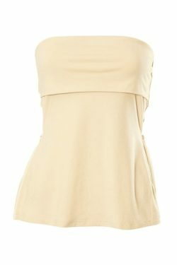 Y2K Aesthetic Solid Color Waist Slit Tube Top for Women - Coquette & Grunge Style Fashion