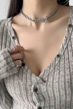 Y2K Aesthetic Solid Ribbed V Neck Twist Front Long Sleeve Knit Sweater