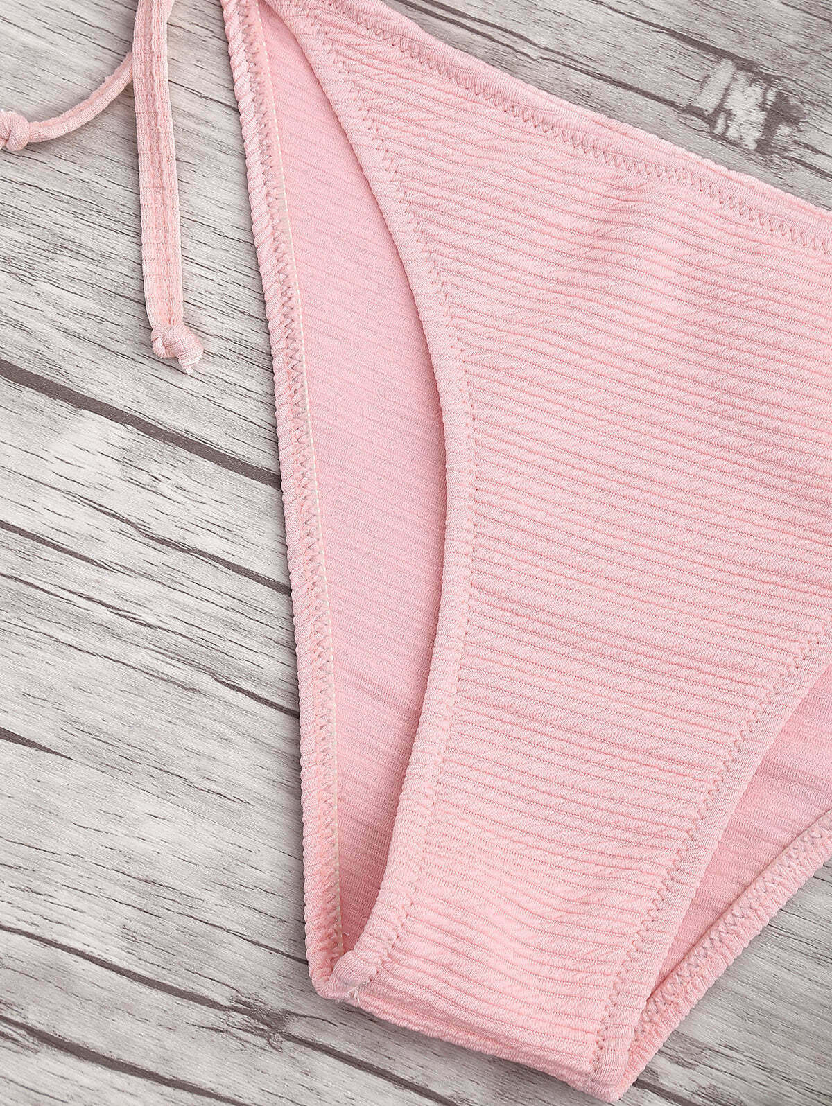 Y2K Aesthetic Spaghetti Strap Bikini Set with Low Waist - Coquette & Grunge Style