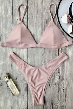 Y2K Aesthetic Spaghetti Strap Thong Bikini Set - Coquette & Grunge Style Women's Fashion