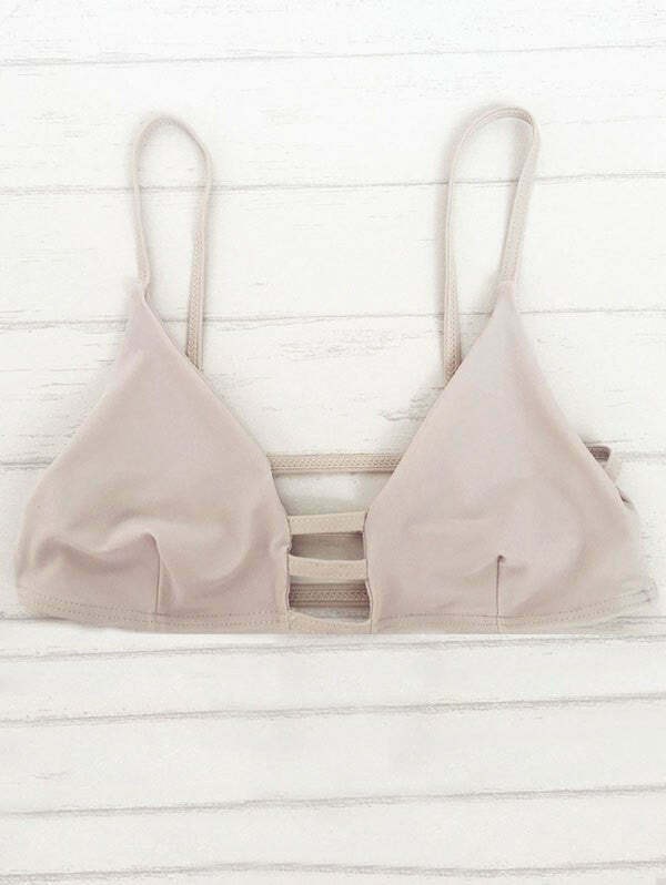 Y2K Aesthetic Spaghetti Straps Bandage Bikini Set for Women - Coquette & Grunge Style