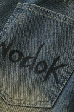 Y2K Aesthetic Spider Print Denim Shorts for Women - Coquette Style Grunge Fashion