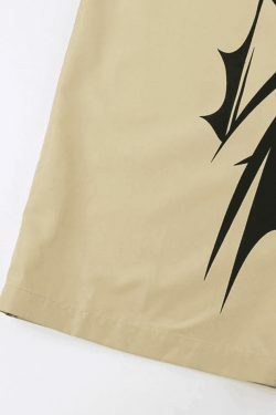 Y2K Aesthetic Splash Ink Print Loose Straight Leg Pants for Women - Coquette & Grunge Style