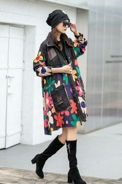 Y2K Aesthetic Spliced Denim Lapel Jacket for Women - Coquette & Grunge Style Cargo Skirt Outfit