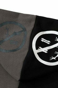 Y2K Aesthetic Spliced Zip Up Hoodie for Women - Coquette & Grunge Style Fashion Statement