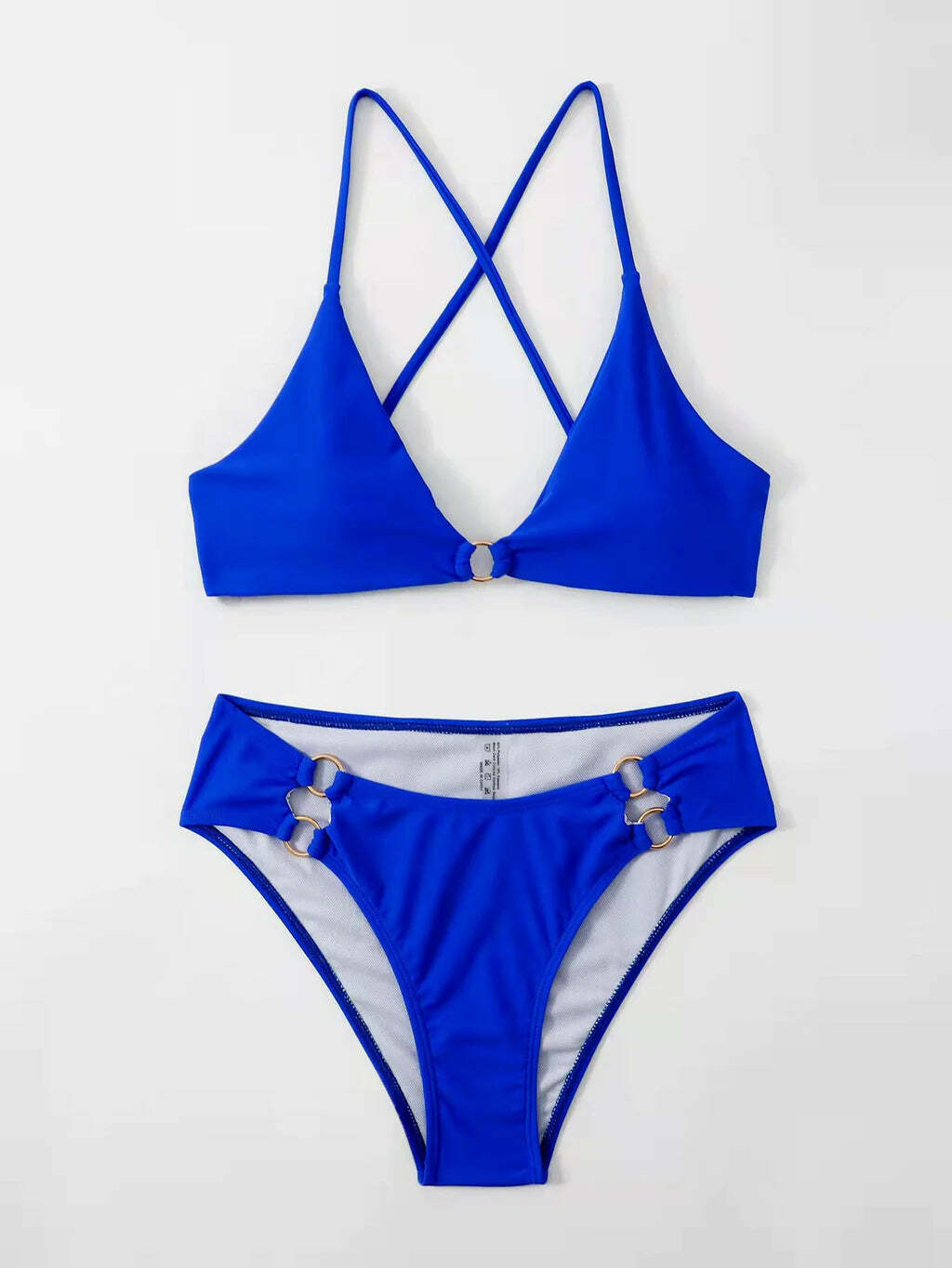 Y2K Aesthetic Split Bikini - Sexy Solid Color Swimsuit Y2K Aesthetic Split Bikini - Sexy Solid Color Swimsuit