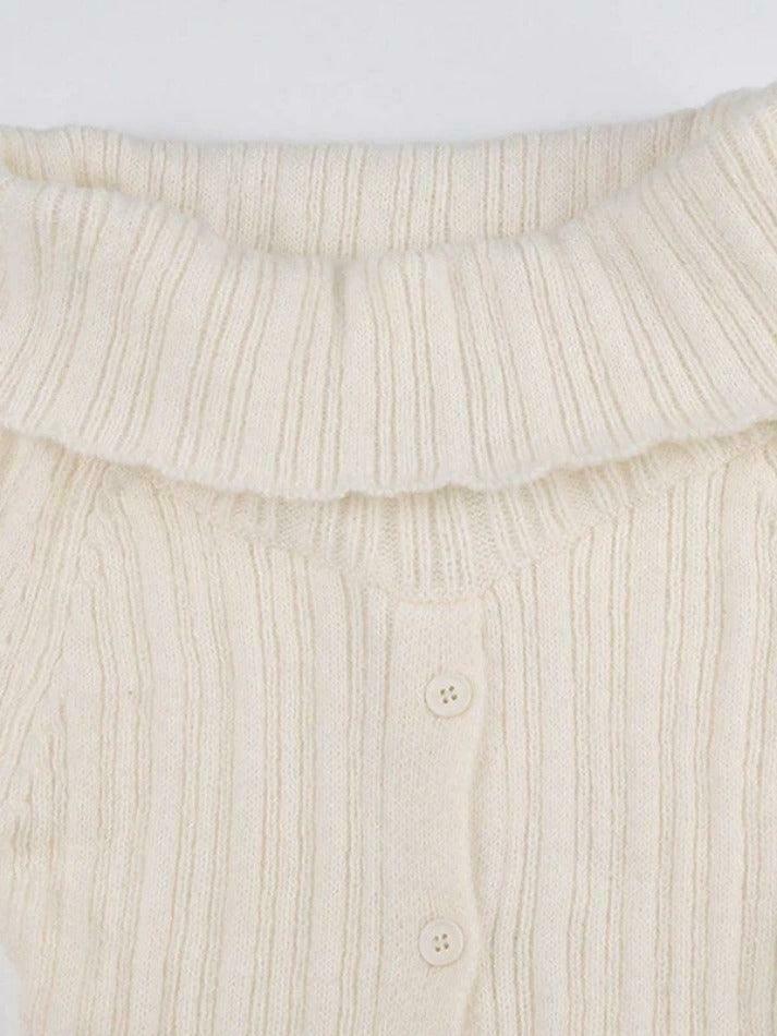 Y2K Aesthetic Split Buttoned Ribbed Knit Top for Women - Coquette & Grunge Style Fashion Y2K Aesthetic Split Buttoned Ribbed Knit Top for Women - Coquette & Grunge Style Fashion