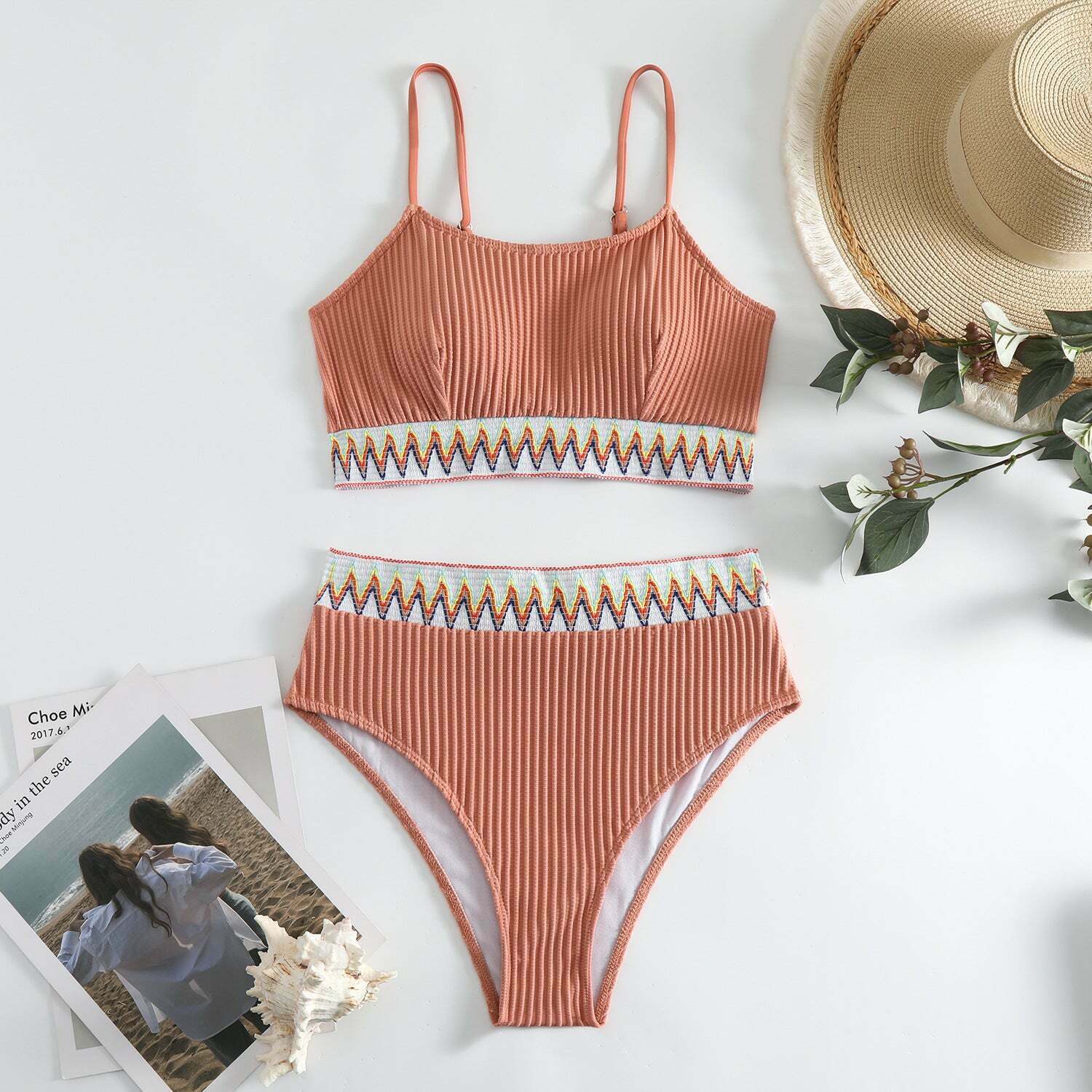 Y2K Aesthetic Split Shoulder Strap Bikini for Niche Women Fashion Y2K Aesthetic Split Shoulder Strap Bikini for Niche Women Fashion