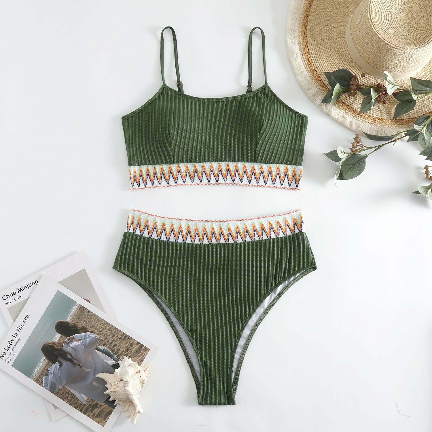 Y2K Aesthetic Split Shoulder Strap Bikini for Niche Women Fashion Y2K Aesthetic Split Shoulder Strap Bikini for Niche Women Fashion